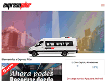 Tablet Screenshot of expresopilar.com